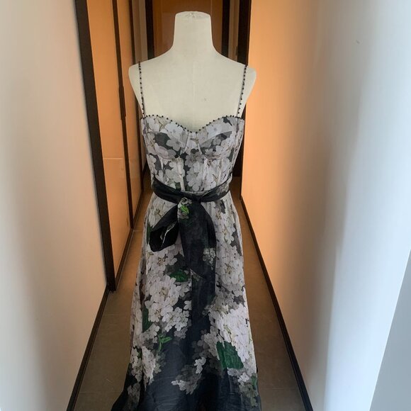 Zimmermann Black Hydrangea Balance Picnic Dress - Picture 2 of 9